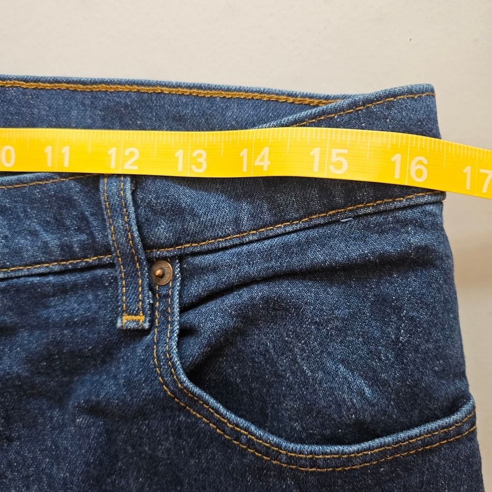 Abercrombie & Fitch 90s Straight Ultra High Rise Jeans 31/12L Dark Wash Denim ~ - Picture 6 of 8